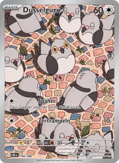 Pokémon-Karte Dusselgurr 148/086