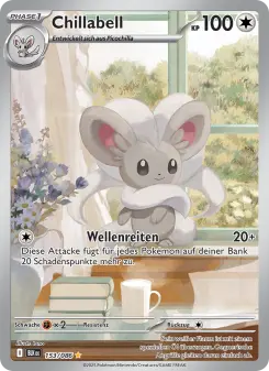 Pokémon-Karte Chillabell 153/086