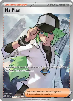 Pokémon-Karte Ns Plan 163/086