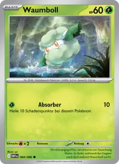 Pokémon-Karte Waumboll 004/086