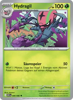 Pokémon-Karte Hydragil 009/086