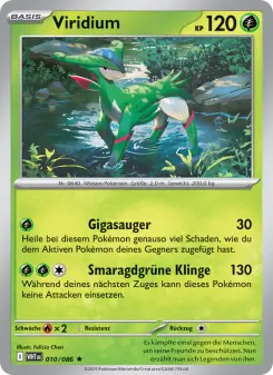 Pokémon-Karte Viridium 010/086