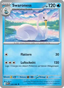 Pokémon-Karte Swaroness 026/086