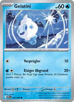 Pokémon-Karte Gelatini 027/086