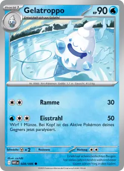 Pokémon-Karte Gelatroppo 028/086