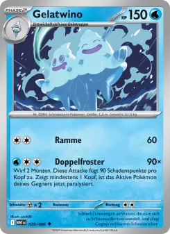 Pokémon-Karte Gelatwino 029/086
