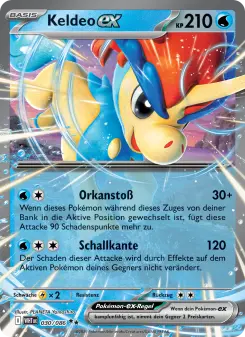 Pokémon-Karte Keldeo-ex 030/086