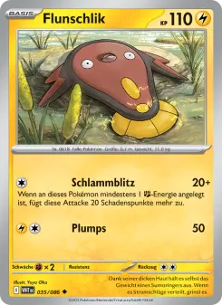 Pokémon-Karte Flunschlik 035/086