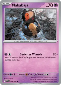 Pokémon-Karte Makabaja 039/086