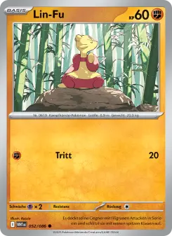 Pokémon-Karte Lin-Fu 052/086