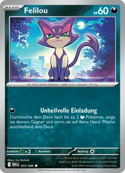 Pokémon-Karte Felilou 055/086
