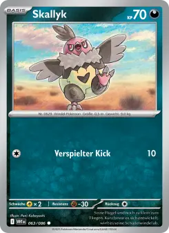 Pokémon-Karte Skallyk 063/086