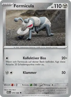 Pokémon-Karte Fermicula 070/086