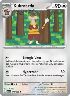 Pokémon-Karte Kukmarda 073/086