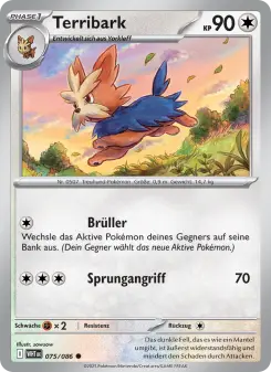 Pokémon-Karte Terribark 075/086