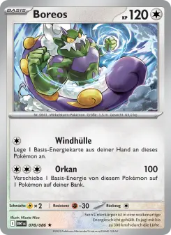 Pokémon-Karte Boreos 078/086