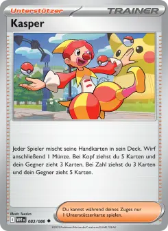 Pokémon-Karte Kasper 083/086