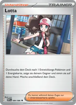 Pokémon-Karte Lotta 084/086