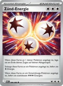Pokémon-Karte Zünd-Energie 086/086