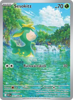 Pokémon-Karte Sesokitz 091/086
