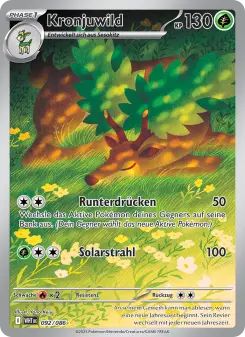 Pokémon-Karte Kronjuwild 092/086