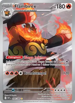 Pokémon-Karte Flambirex 098/086
