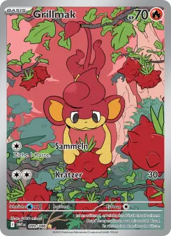 Pokémon-Karte Grillmak 099/086