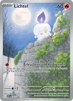 Pokémon-Karte Lichtel 101/086