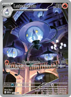 Pokémon-Karte Laternecto 102/086