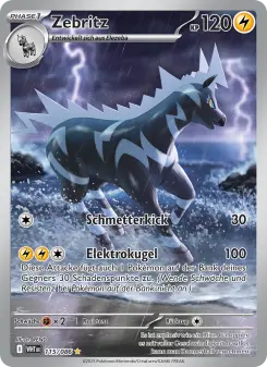 Pokémon-Karte Zebritz 115/086