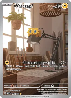 Pokémon-Karte Wattzapf 116/086