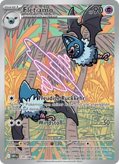 Pokémon-Karte Fletiamo 120/086