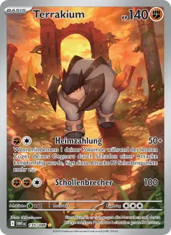 Pokémon-Karte Terrakium 135/086