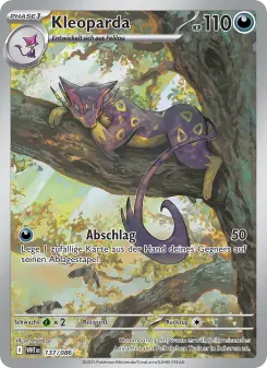 Pokémon-Karte Kleoparda 137/086
