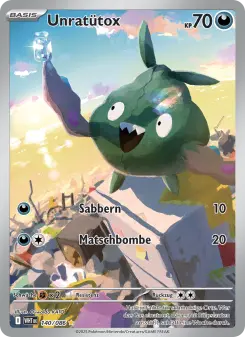Pokémon-Karte Unratütox 140/086