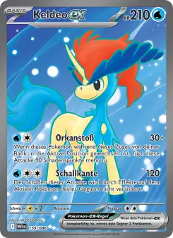 Pokémon-Karte Keldeo-ex 159/086