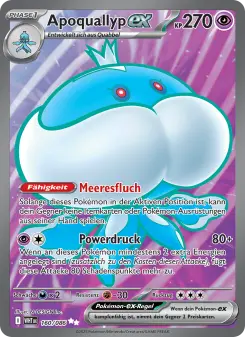 Pokémon-Karte Apoquallyp-ex 160/086