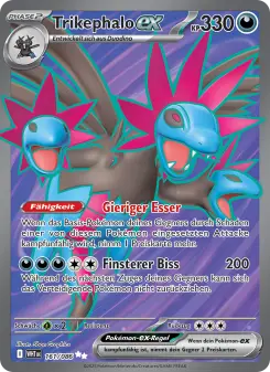 Pokémon-Karte Trikephalo-ex 161/086