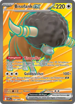 Pokémon-Karte Bisofank-ex 162/086