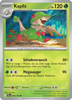 Pokémon-Karte Kapilz 006/182