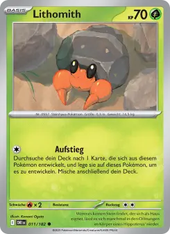 Pokémon-Karte Lithomith 011/182