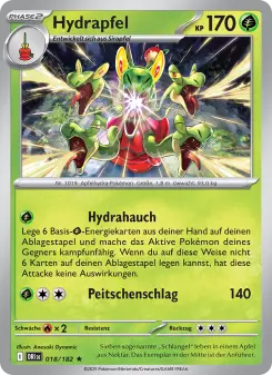 Pokémon-Karte Hydrapfel 018/182