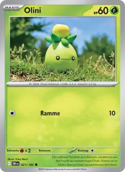 Pokémon-Karte Olini 021/182