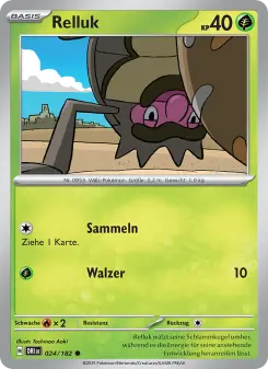 Pokémon-Karte Relluk 024/182