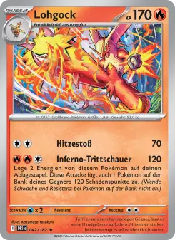 Pokémon-Karte Lohgock 042/182
