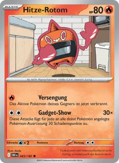 Pokémon-Karte Hitze-Rotom 043/182