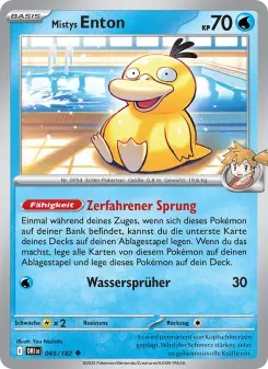 Pokémon-Karte Mistys Enton 045/182
