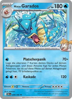 Pokémon-Karte Mistys Garados 049/182