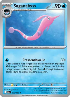 Pokémon-Karte Saganabyss 056/182