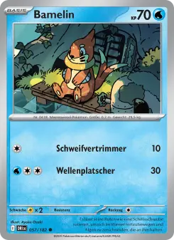Pokémon-Karte Bamelin 057/182